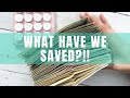 We Saved How Much?! 😱 COUNTING MY 100 ENVELOPE CHALLENGE