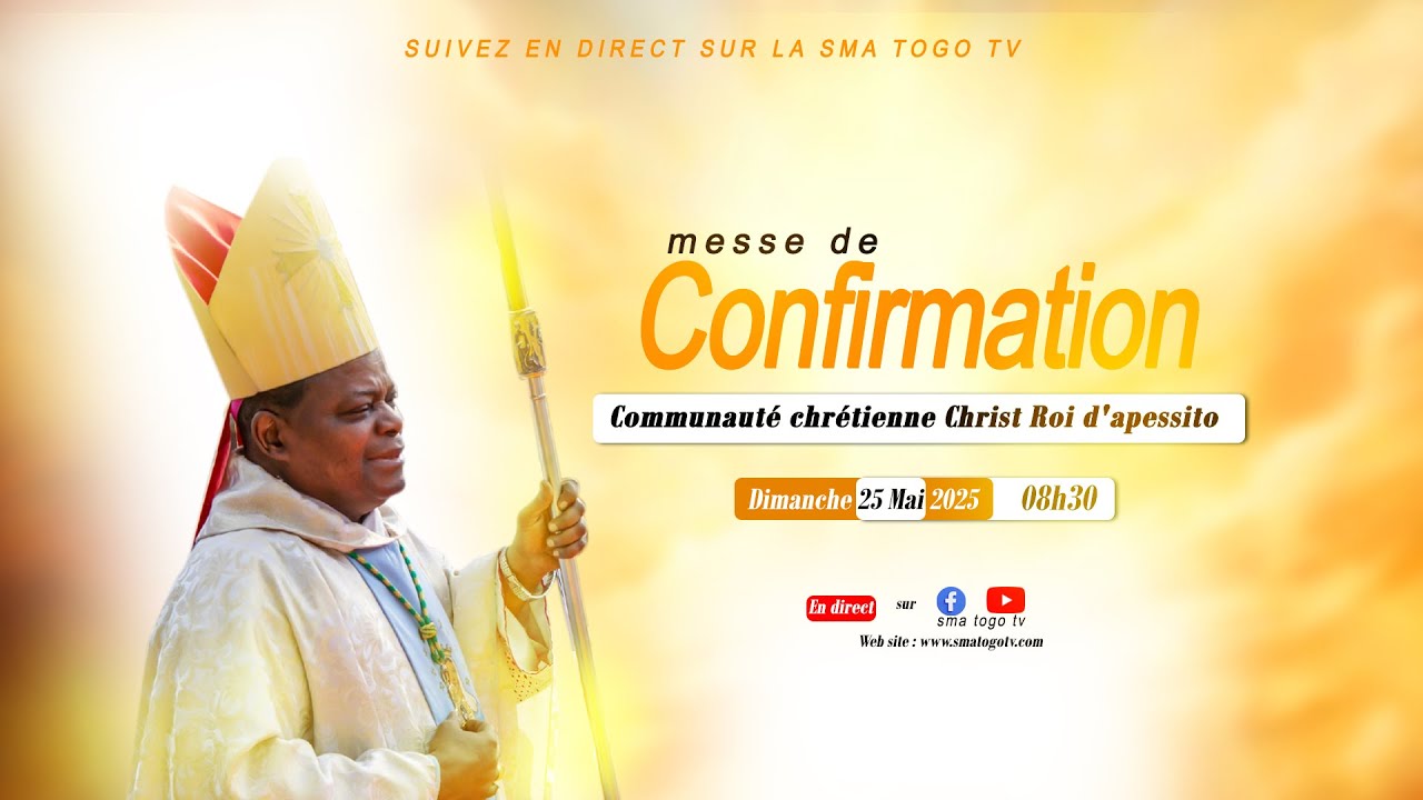 MESSE DE CONFIRMATION EN DIRECT DE LA COMMUNAUTE CHRETIENNE CHRIST ROI D'APESSITO