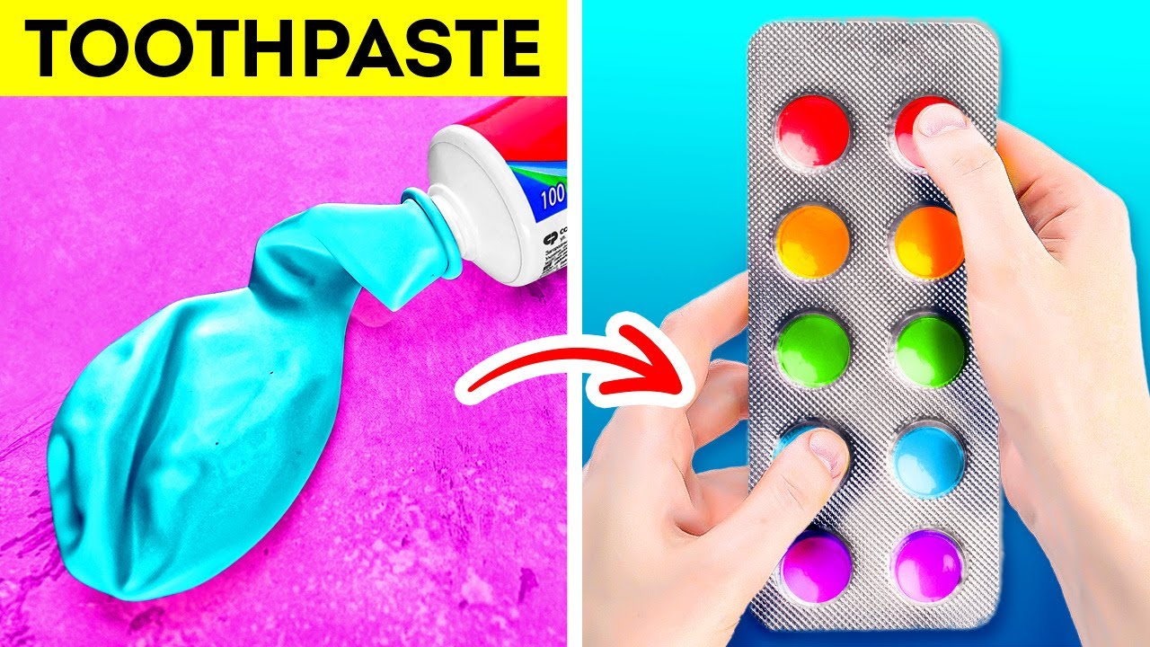 HOW TO MAKE POP IT AT HOME || Rainbow Balloon And Pop It DIY Crafts That Will Brighten Your Day