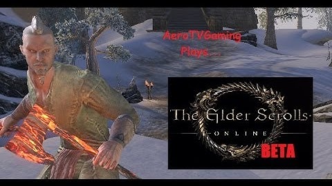 Elder Scrolls Online Beta 01: Nord/Dragon Knight Gameplay