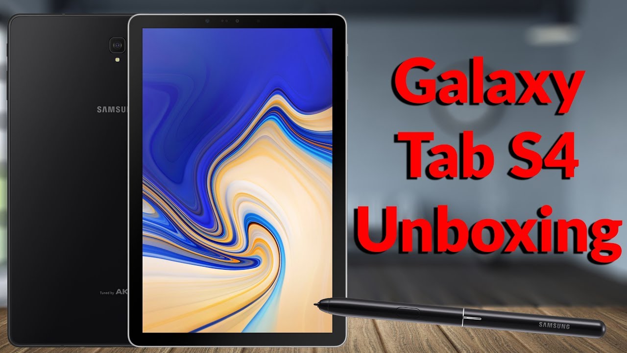 Samsung Galaxy Tab S4 Unboxing - Feels Great But Seems Too