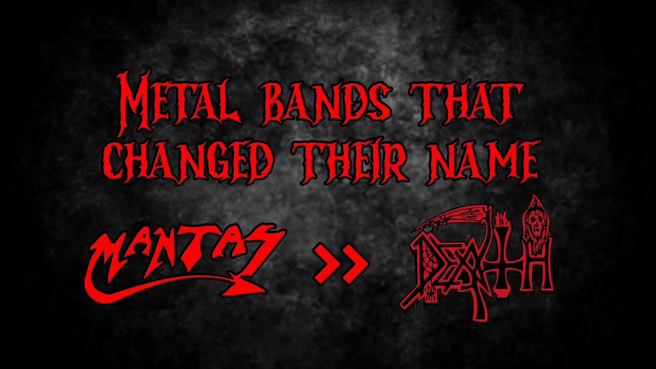 Metal bands that changed their name YouTube