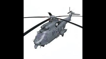 Eurocopter AS332 Super Puma Helicopter 3D model from CGTrader.com