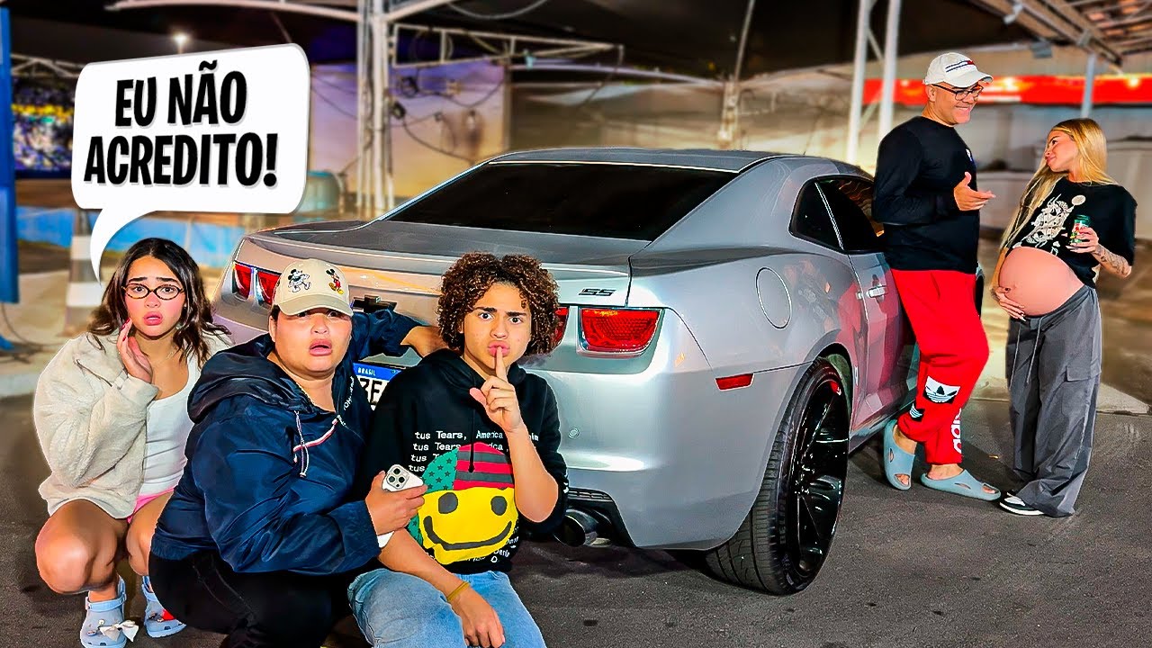 FLAGRAMOS A GRÁVIDA E MEU PAI NUM ENCONTRO ESCONDIDO 😱😱😱