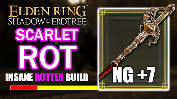 Melting Elden Ring Bosses with OP SCARLET ROT BUILD | Elden Ring (NG+7)