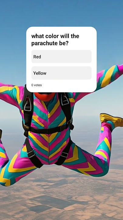What Color Will the Parachute Be? #daily5050 #thisorthat #intuition #guessinggame #guess