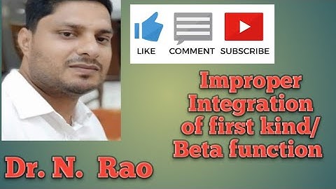 Improper integration Beta function convergence 2