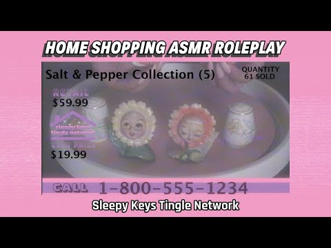 Vintage VHS ASMR: Home Shopping Network Roleplay | Tapping & Soft Spoken Relaxation