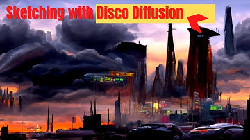 Sketching with AI - Tutorial for Digital Artists (Use Disco Diffusion for Concept Art).