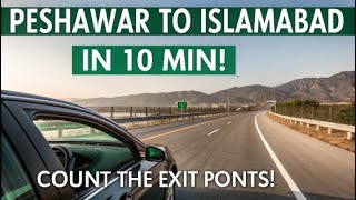 Peshawar to Islamabad in 10 Minutes | How Many Interchanges Can You Count?