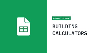 Build A 'Your Life In Weeks' Calculator With Google Sheets: No-Code Tutorial