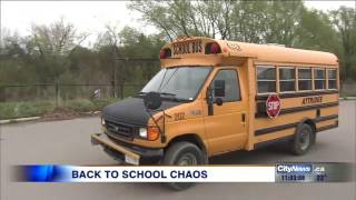 Video: Parents left scrambling after school bus driver shortage