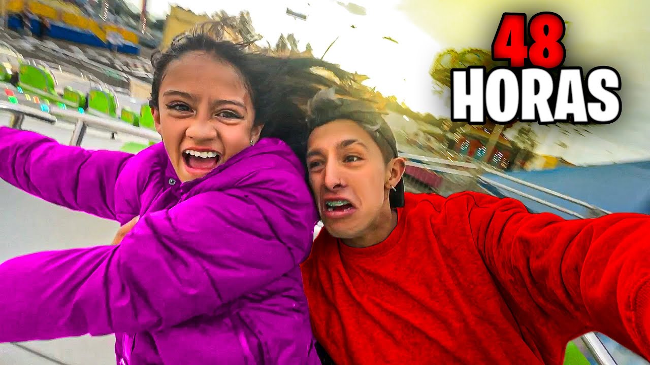 PASAMOS un DIA en un PARQUE DE DIVERSIONES con mi HIJA * 99.999% EXTREMO