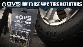 How to Use 4 Piece Tire Deflators (Instructions/Tutorial)
