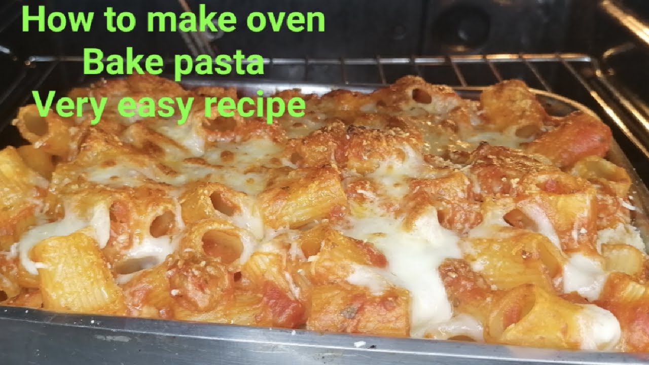HOW TO: Baked Pasta Very Easy Recipe YouTube