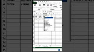 Excel Merge Columns Trick: First &amp; Last Name को एक साथ कैसे लिखें? #excel #concatenate #shorttrick
