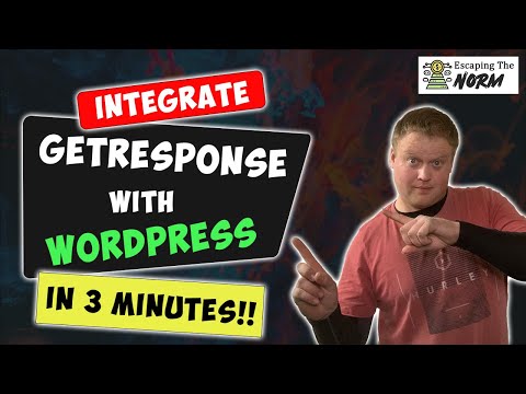 Getresponse And WordPress Integration Tutorial For Beginners #029
