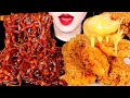 ASMR MUKBANG BLACK BEAN NOODLES FRIED CHICKEN KFC 치킨, 짜장라면 먹방 ZOEY ASMR