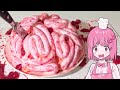 ハロウィンにぴったり！脳みそケーキの作り方！！！【お菓子】