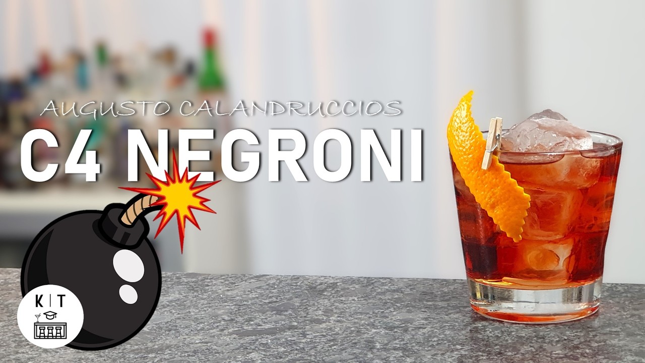 C4 Negroni Cocktail - Augustos explosive Mischung