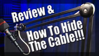 RODE PSA1 Microphone Boom Arm Hands On Review - Plus, How To Setup & Hide The Mic Cable