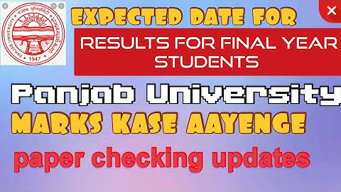 exclusive report about results of final year students, Panjab University Chandigarh
