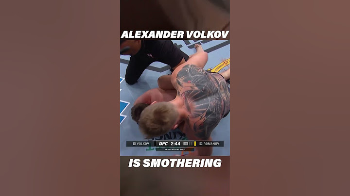 Alexander Volkov is SMOTHERING #ufc #mma
