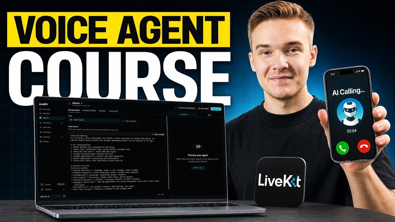 Master LiveKit Voice Agents in 10 Minutes! (Full Tutorial)