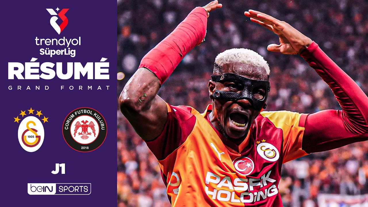 Résumé : OSIMHEN SAUVE Galatasaray face au promu Çorum