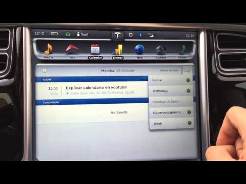 Vídeo: Tesla Model S OS V6.0 Comenzará A Implementarse Para Los Clientes Con La Aplicación Calendario, Mejoras De Tráfico / Navegación, Ahorro De Energía Y Arranque Del IPhone - Electrek