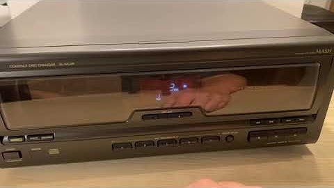 Technics SL-MC59 60+1 Disc CD Compact Disc Changer Player Demo Video