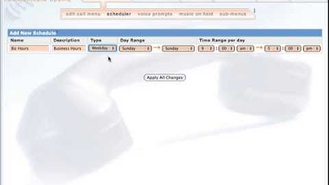 How to: Create a New Weekday Schedule in PBXtra
