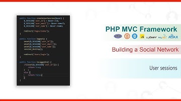 PHP MVC Framework - #20 - Building a Social Network - User sessions