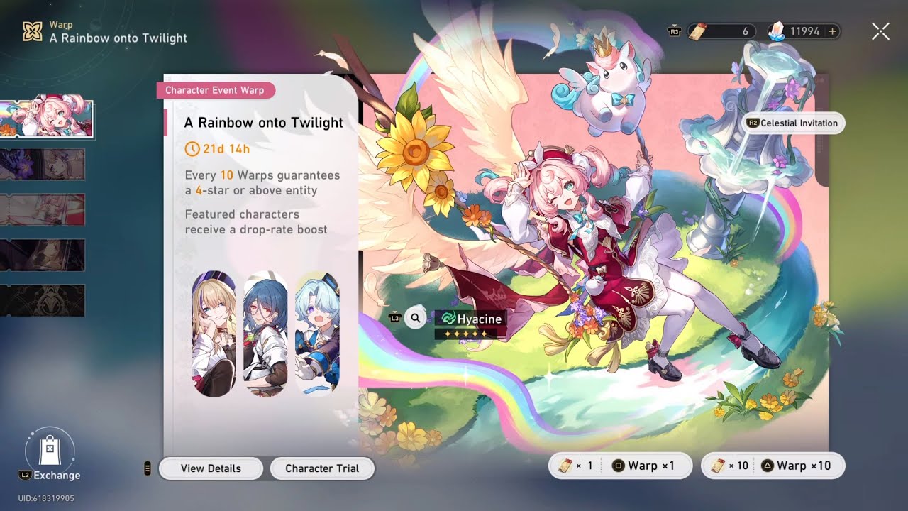 Hyacine Pulls | 3.3 Phase 1 || Honkai: Star Rail