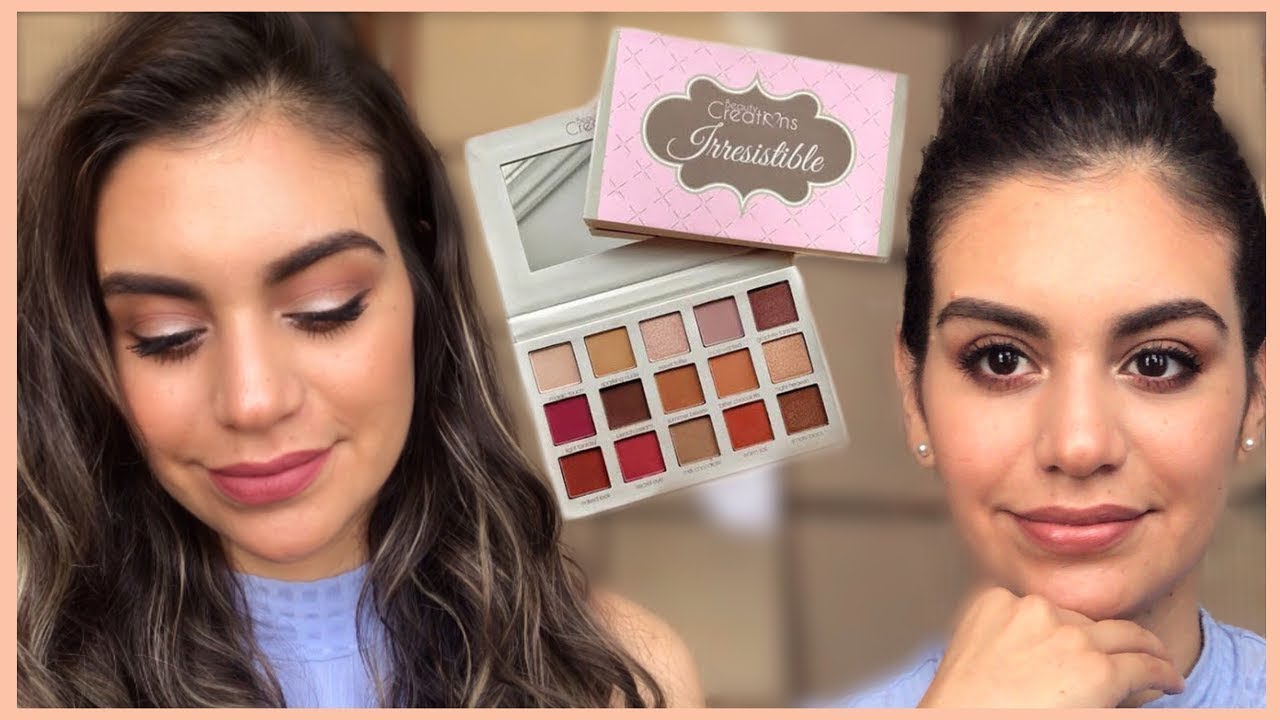 DOS LOOKS UNA PALETA | IRRESISTIBLE - BEAUTY CREATIONS | Karla Maria
