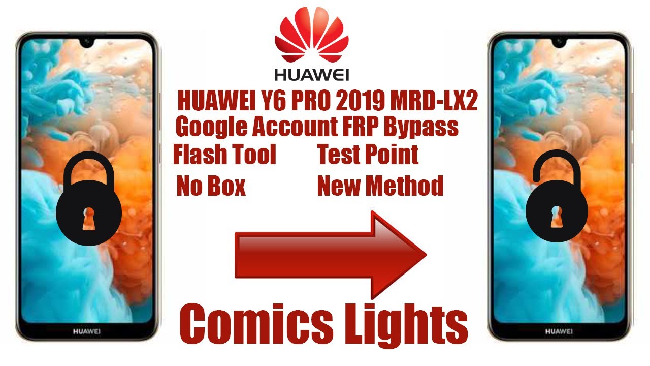 HUAWEI Y6 PRO 2019 (MRDLX2) FRP BYPASS by Test Point and Flash tool