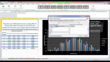 Diagrammes à bandes des distributions conditionnelles et marginales sous Excel 2010 (ou Excel 2007)