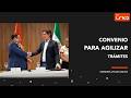 CONVENIO PARA AGILIZAR TRÁMITES