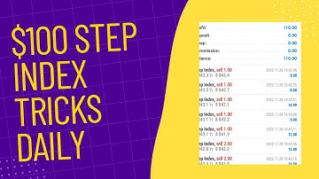 Step Index, How To Make $100 Daily 2