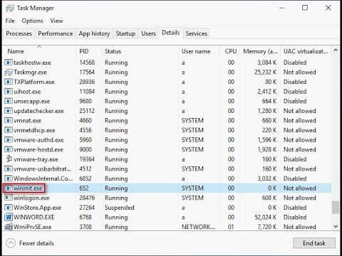 What happens if you delete wininit.exe?