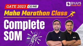 Strength Of Materials Som Marathon Gate 2023 Mechanical Me Civil Engineering Ce Exam Prep