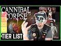 CANNIBAL CORPSE Albums RANKED Best To Worst (Tier List)