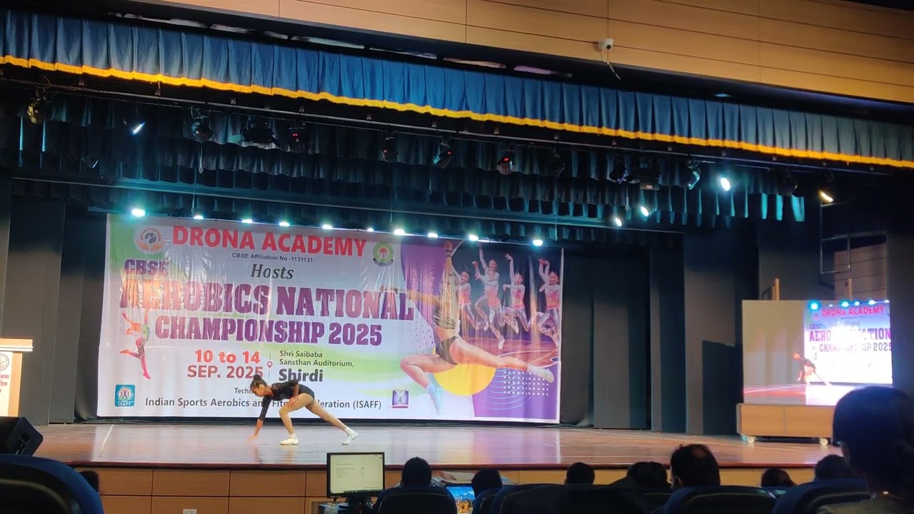 Unnati Bokaria U19 (IG) CBSE Aerobic National championship 2025 - Shirdi 