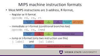cs2810 day 04 MIPS instruction set, if statement