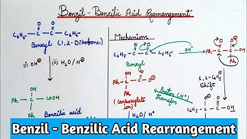 Benzil Benzilic Acid Rearrangement Mechanism; Organic Chemistry