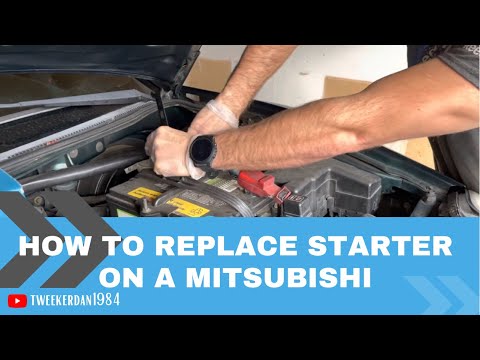 How to replace starter on your Mitsubishi (step by step guide)