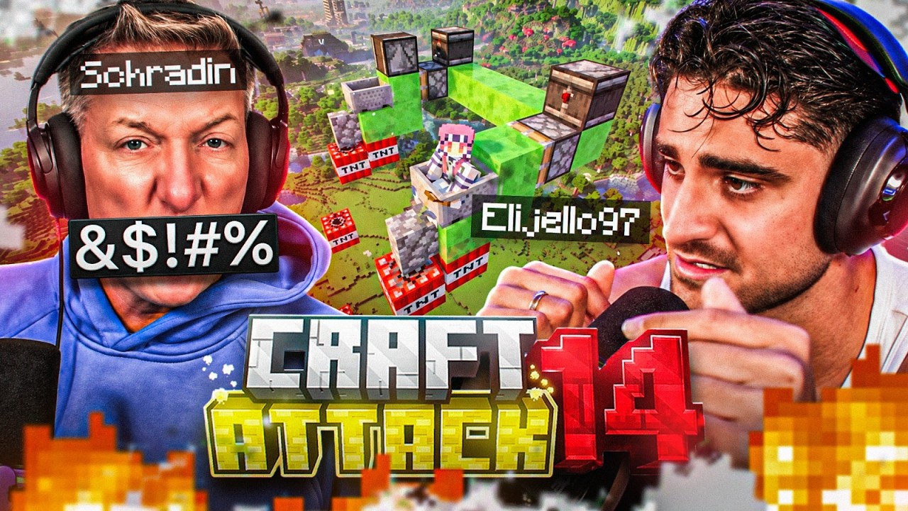 STREIT MIT SCHRADIN & ICH WERDE ZUM SPRENGMEISTER!💥CRAFT ATTACK 14 MIT DEN TITANEN🔥