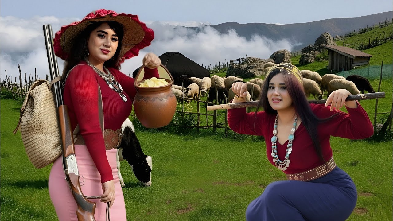 Последние кочевые пастухи в горах | Трудное 24-часовое испытание для сельских девушек