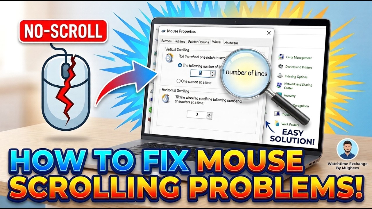 How To Fix Mouse Wheel Not Scrolling Properly | Solve Scroll Issue On ...
