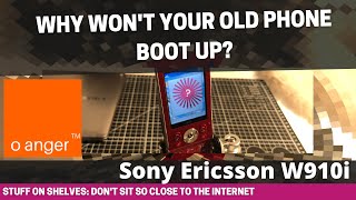Why won't your old phone even boot up - Sony Ericsson W910i - Locked to Orange